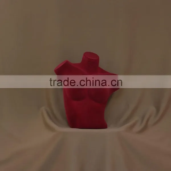 Sexy Lady Bust Flocking Senior Mannequin for Tailor photo-3