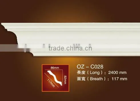 Foam Building pu Ceiling Cornice