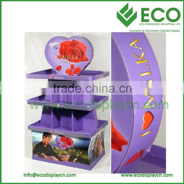 Custom Cardboard Supermarket Cardboard Corrugated Pallet Display