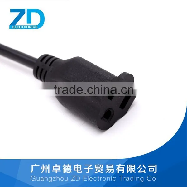 Electrical ac Power Cord With American Insert Plug Socket photo-3