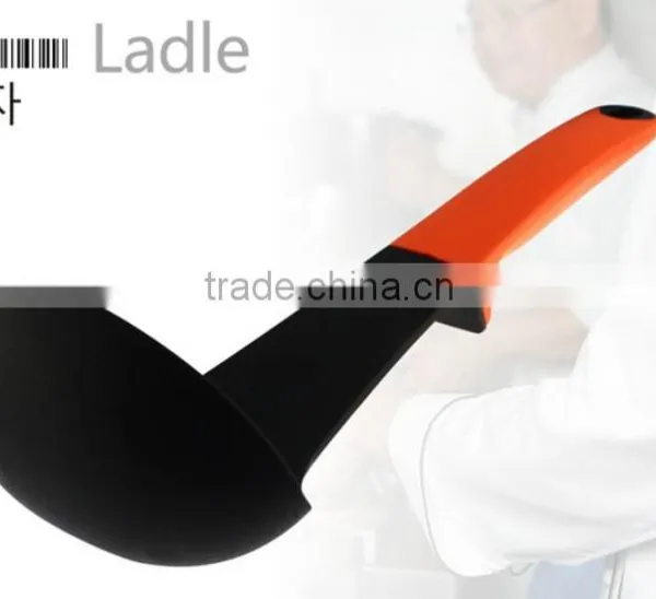 New FDA Grade Nylon Kitchen Utensil Set for 3 Pcs With TPR Handle and Include Holder photo-3