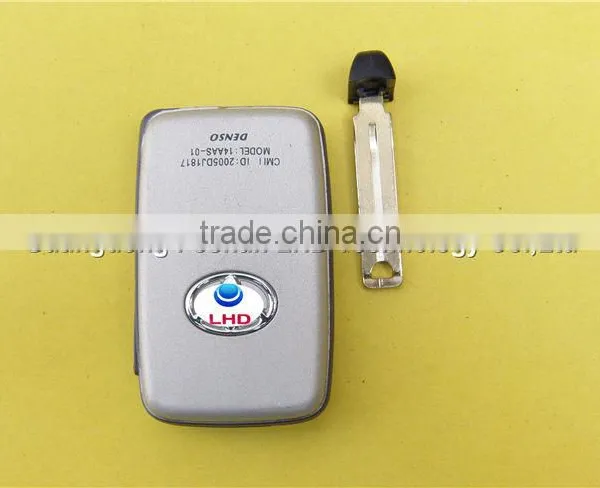 3+1 Buttons Silver Cover Smart Key Case for Toyota Camry Remote Transmitter Key HYQ14AAB photo-3