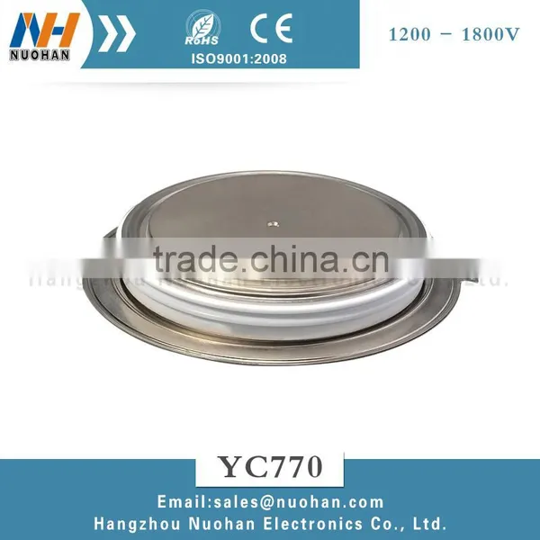 YC770 1200~1800V 2100A 2100a Fast Thyristor High Power Thyristor Inverter photo-2
