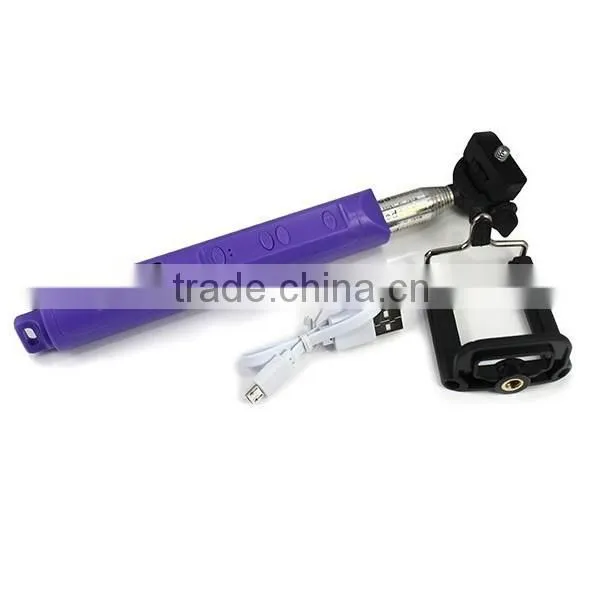 Wholesale Wired Monopod Selfie Stick Headphone Cable Control photo-2