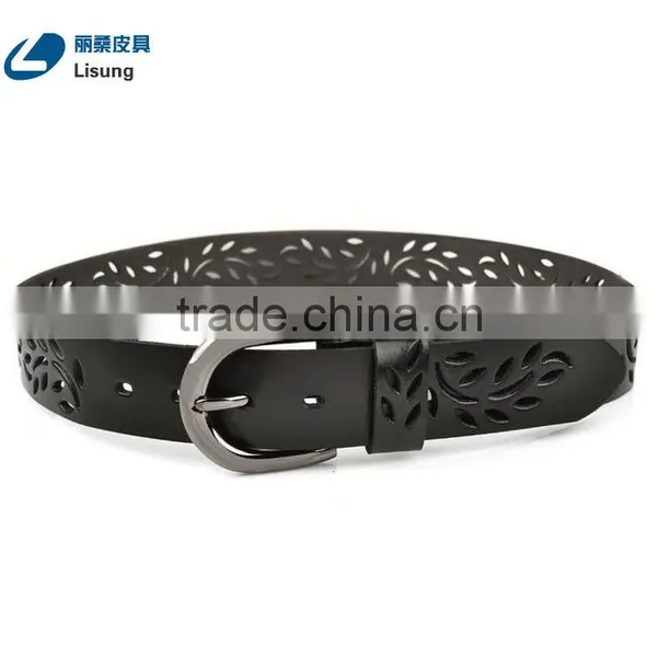 Mens Strong Hollow Out Mexican Genuine Leather Belts photo-4