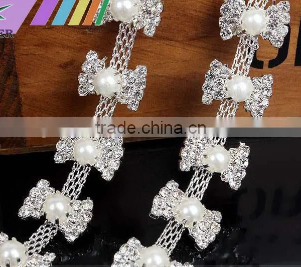 Bling Bling Fashion Latest Fancy Rhinestone Cup Chian For Garments,bags,shoes Decorations 23 photo-3