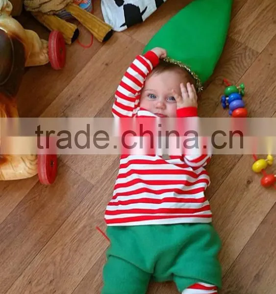 High Quality Cotton Christmas Pajamas Kids Elf/christmas Costume