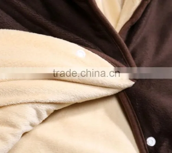 Beige+brown Microfiber Heating Cape photo-6