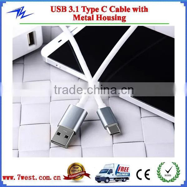 Customized Type C Usb 3.1 To Usb 2.0 Male Data Charge Cable With Metal Shell For Mobile Phone Quality Choice photo-2