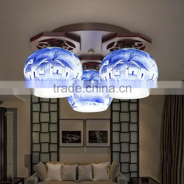China Red Hollow Ceramic Celling Lights Designer Lighting photo-4