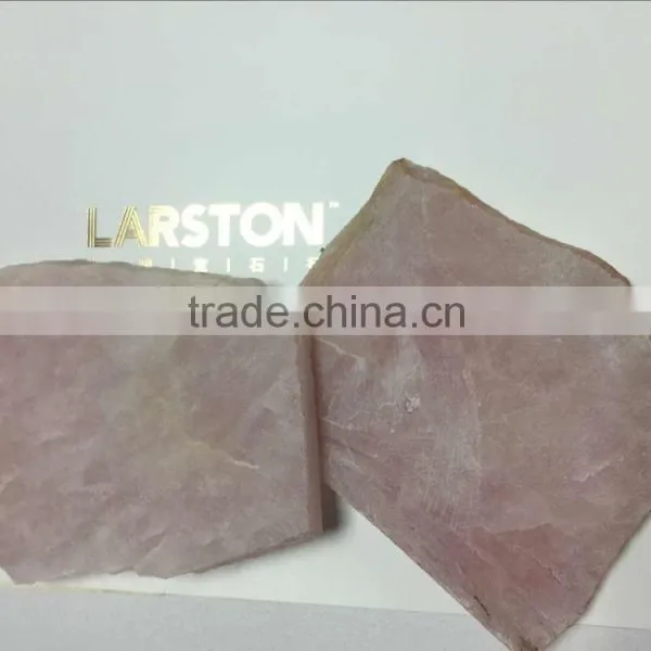 Rose Quartz Crystal Slab Polished for Counter Top Decor photo-2