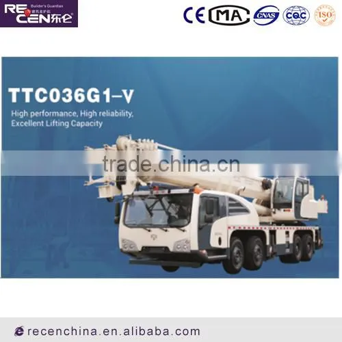 Truck Crane Best Selling China Quality 36 Ton TTC036G1-V