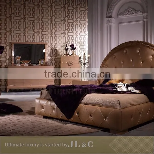 Luxury Neoclassic Dresser Mirror for Luxury Bedroom Sets-JM07-01 Mirror -Bedroom Furniture China Factory photo-2