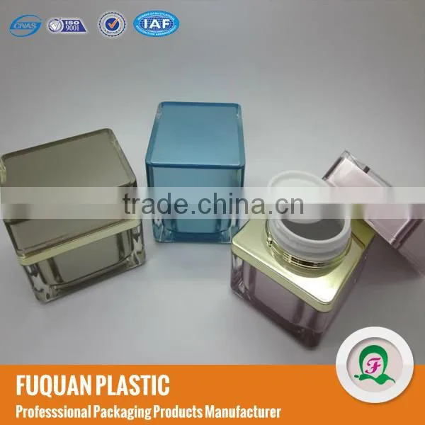 50g Square Acrylic Cosmetic Cream Jar Supplier photo-2