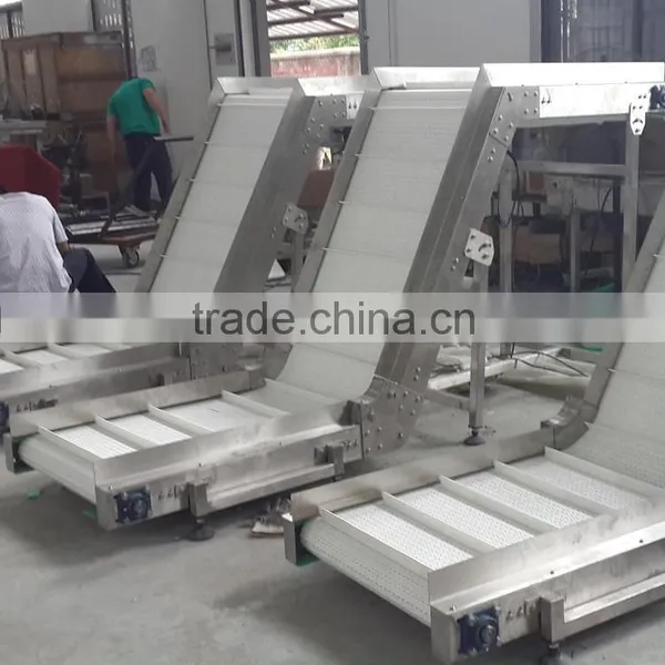 Small Inclined Belts Conveyor Systemfor Package Machines photo-3