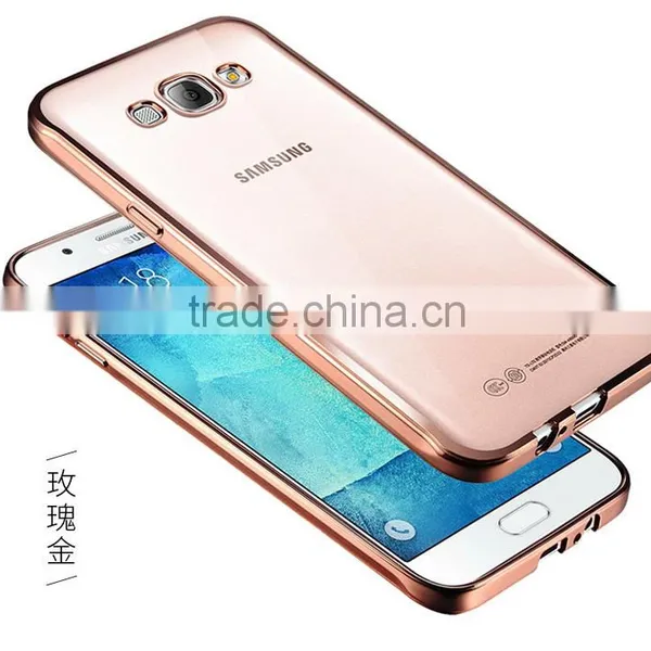 2016 Newest Mobile Phone Cover Case Electroplate Tpu for Galaxy A8 photo-5