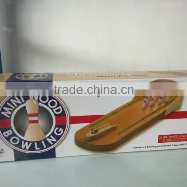 Wood Bowling Game, Wood Table Game