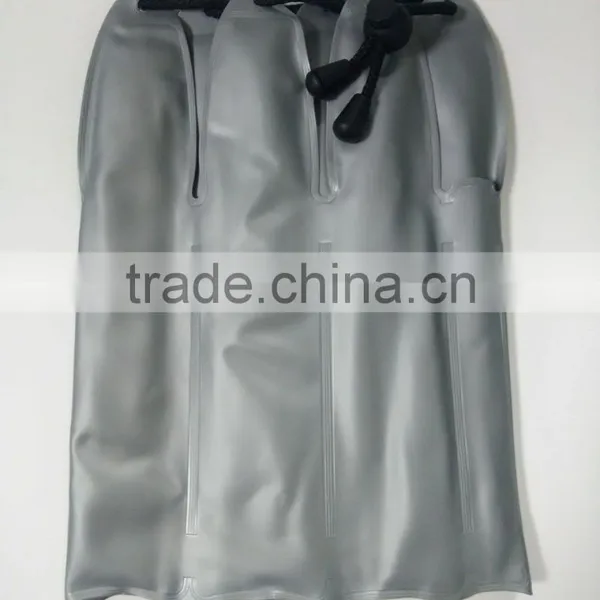 Wine Tote Bag PVC Plastic Bottle Cooler Tote Bag PVC Tote Bag for Wine photo-3