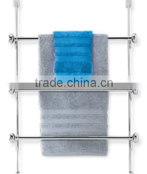 Bathroom Stainless Steel Over Door Towel Bar photo-2