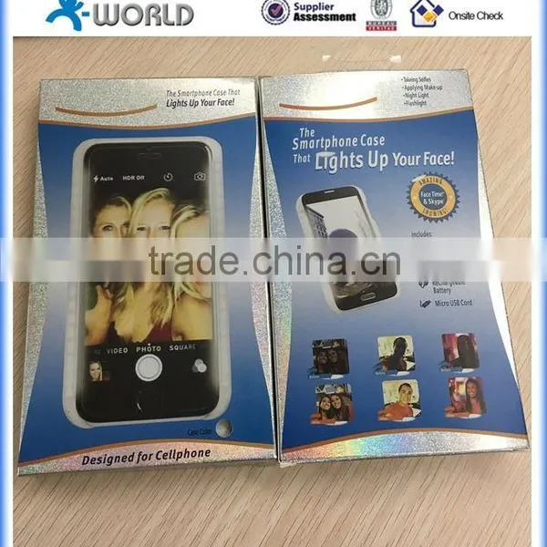 Flashing Light Selfie Use Illuminated LED Light up Phone Case photo-6