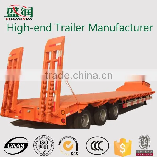 Low Bed Truck Semi Trailer,Lowbed Semi Trailer For Transport Heavy Cargo And Excavator (demension Optional) photo-5