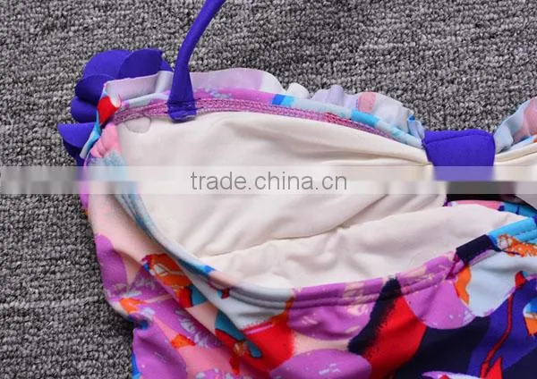 Stock 4T-14T Sweet Girl's One Piece Swimsuit Kids Models Kid Swimwear photo-4