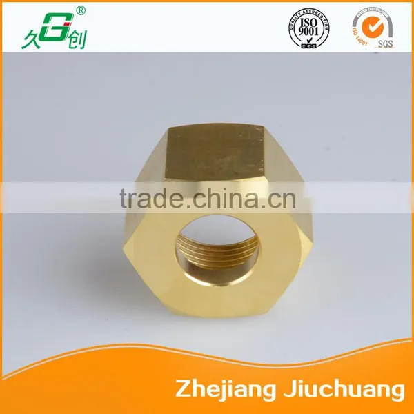 OEM Precision Machining Brass Stepped Hex Nut