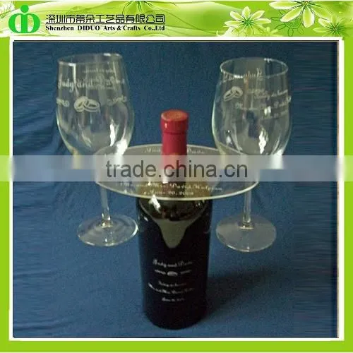 DDW-S018 Chinese Factory Directly Sells Cheap Wine Glass Holder Plate photo-2
