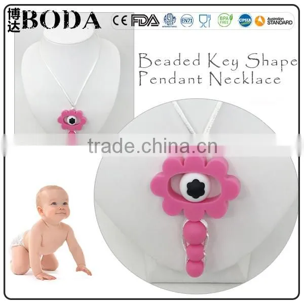 New Arrivalteething Beads for Babies Silicone Necklace