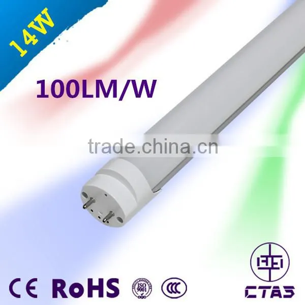 Commercial Lighting t8 Led Tube 14W 900mm CRI>80 PF>0.9 100lm/w With CE and RoHS Certification Tubo LED
