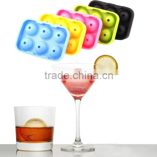 Party Bar Kitchen Easy DIY Food Safe Silicone Spherical Round Ice Ball photo-4
