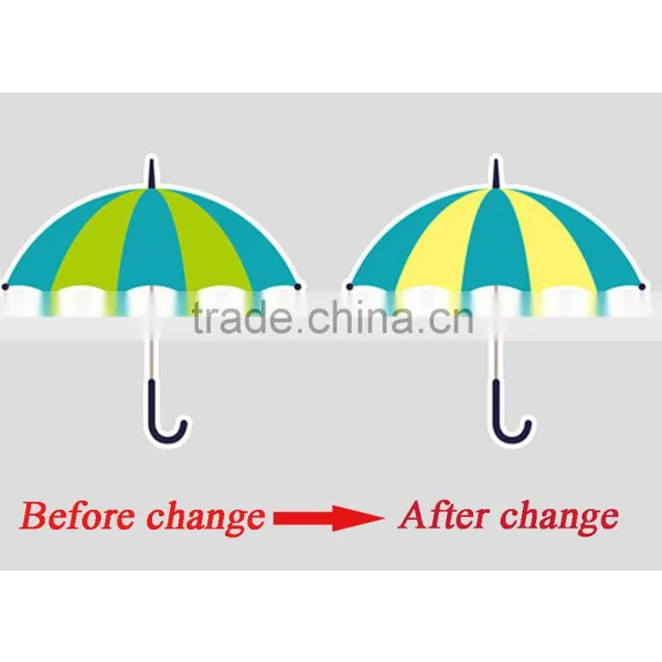 2015 Custom Reversible Water Indicator Temperature Heat Sensitive Color Changing Sticker photo-4