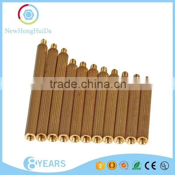 Precision Machining Brass Screw Thread Single-head Pillars photo-2