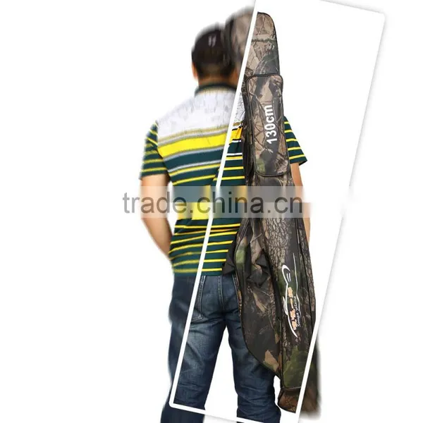 1.3M 2 Layers Water Resistant Fishing Rod Tackle Fishing Bag photo-6