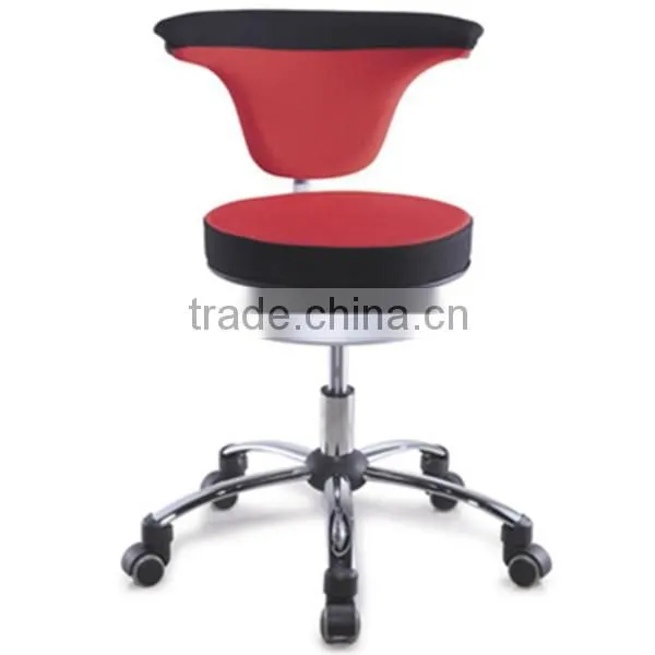 European Design Sensual Salon Stool /fashionable Salon Stool/ Classic Salon Saddle Stool With Beautiful Design Backrest photo-3