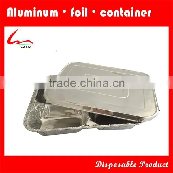 Pure Aluminum Foil Container With Aluminum Foil Cover, Good Partner, Fresh photo-2