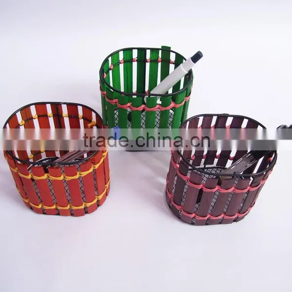 Paper Raffia Rattan Pen Holder