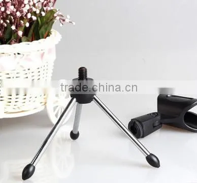 Microphone Stand, Lampstand Triangular Support for Computor Microphone photo-2