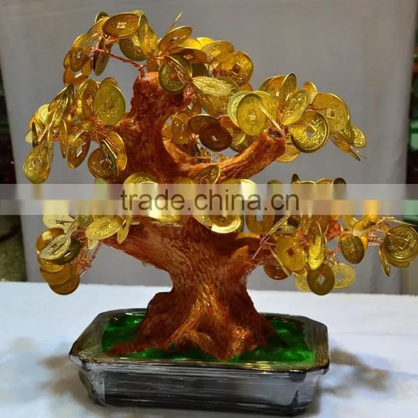 New Fashion Golden Tree Full of Traditional Chinese Coin Tree photo-4