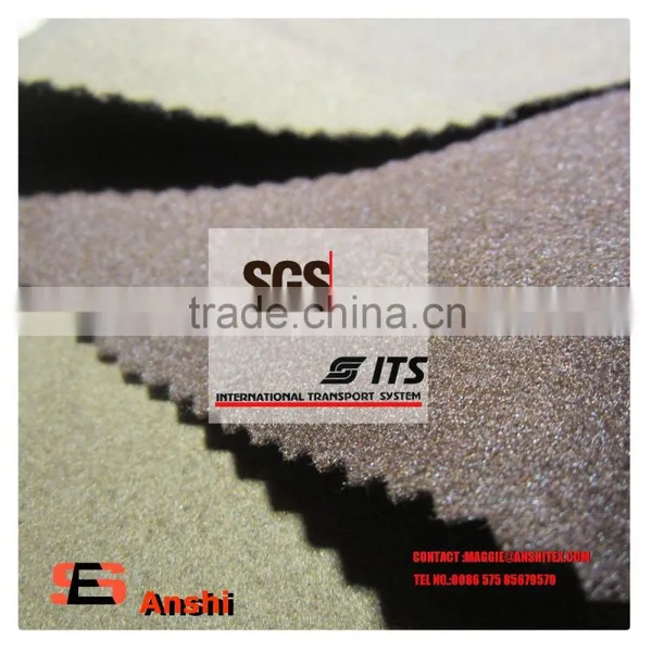 390-400gsm Two Tone Color Polyester tr Brushed Fabric for Dress/overcoat