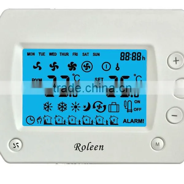 RL305 Series Wall-mount Big LCD Room FCU Thermostat photo-2