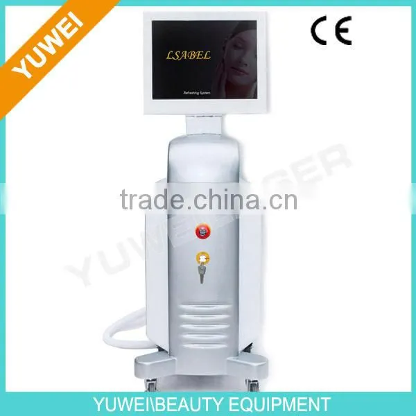 Yuwei Vertical Multifunction Matrix rf Fractional Laser Skin Rejuvenation Beauty Equipment for Salon photo-2