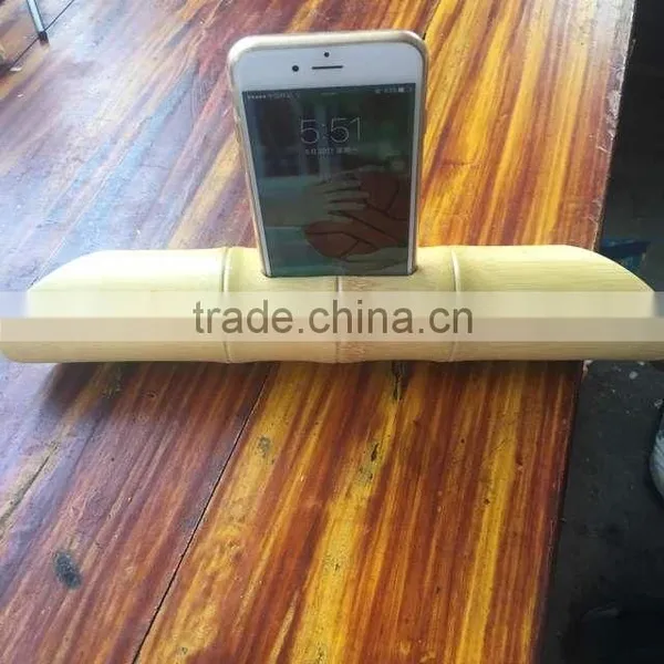 WY-187 Flexiable High Quality Natural Fashion Bamboo Speaker Box and Bamboo Sound for Ipone Plus photo-2