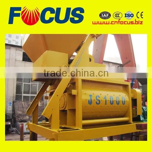 New Electric Engine High Performance JS1000 Cheap Concrete Mixer for Sale photo-4