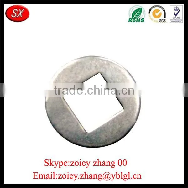 China Manufacture Precisioon Galvanized Steel Square Hole Washer photo-6