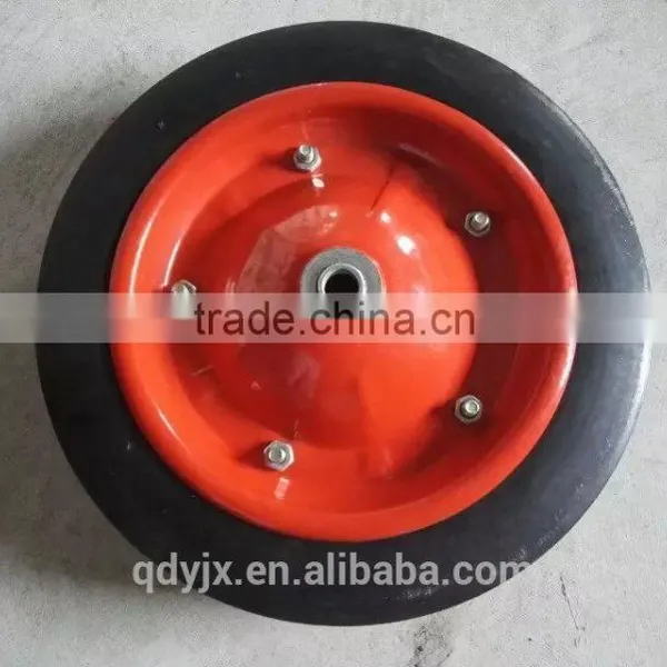Heavy Duty Wheels and Casters With Super-elastic Solid Rubber Tires photo-2