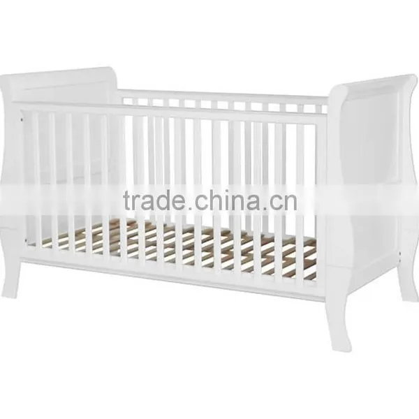 Wholesale Natural Pine Wood Baby Cribs Baby Bed photo-2