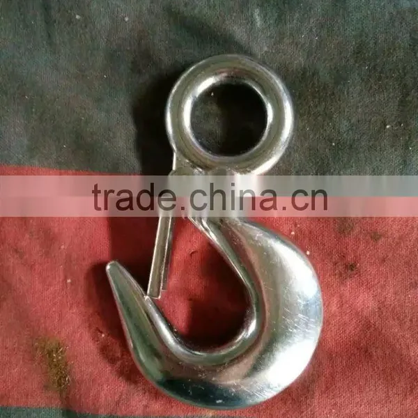 Stainless Ss304 Cargo Lifting Hanging Self Lock Hook Sus316/304 With Latch photo-2