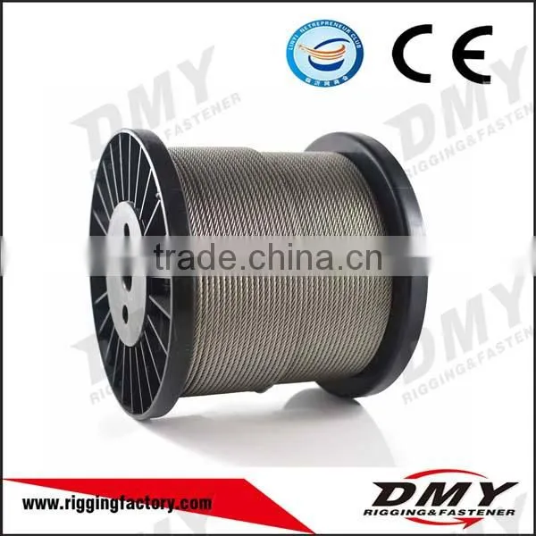 High Quality Various Diameter Steel Wire Rope 1*7 7*19 From China photo-3