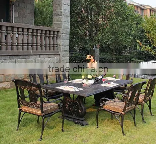Patio Furniture Aluminum Powder Coated Anodized Cast Aluminum Garden Outdoor Furniture photo-2